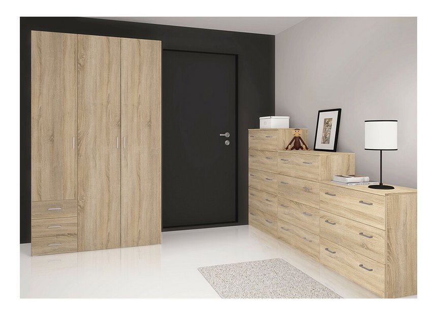 Komoda Variar 3 (dub sonoma)