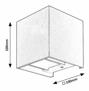 Venkovní nástěnné svítidlo Solin (matná černá)