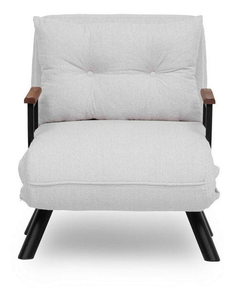 Rozkládací křeslo Sandy (krémová)