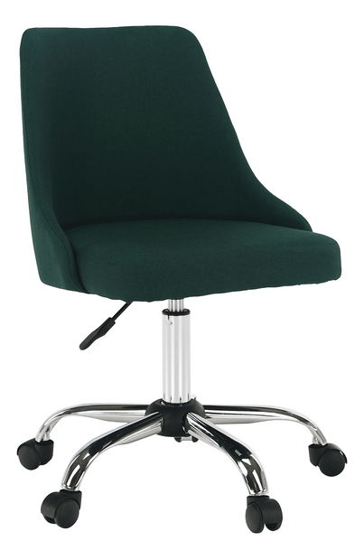Kancelářská židle Eminence (smaragdová + chróm)