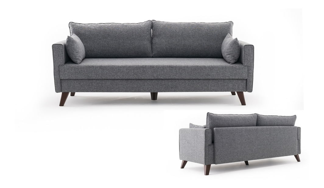 Pohovka trojsed Bellina (šedá)