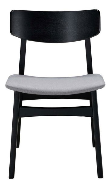 Jídelní židle Paramore (černý dub + světle šedá)