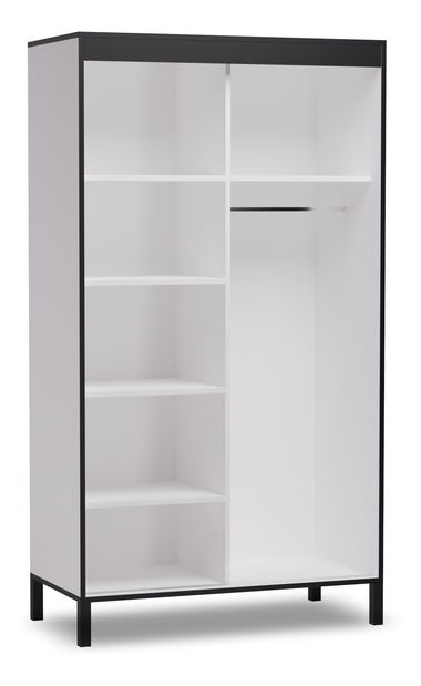 Šatní skříň Benaul (bílá)