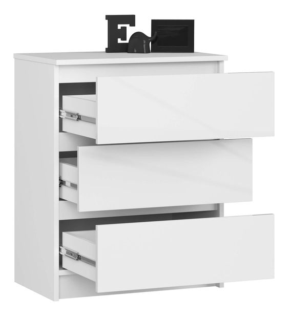 Komoda Kalista II (lesk bílý)