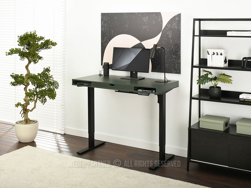 PC stolek Osto 120 (zelená + černá)