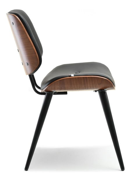 Židle Grimo (ořech + černá)