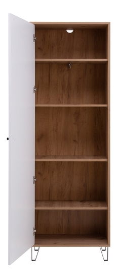 Šatní skříň Bonny BL17 (dub artisan + bílá matná)