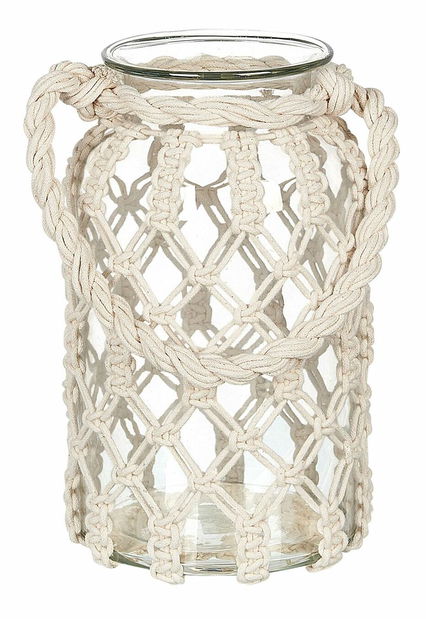 Svícen 28 cm Jalza (bílá)