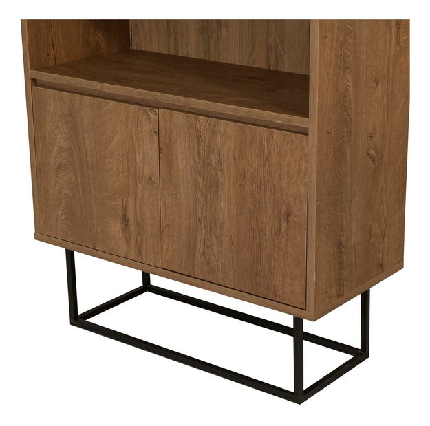 Sada nábytku do obývacího pokoje Laxi 11 (ořech + černá)