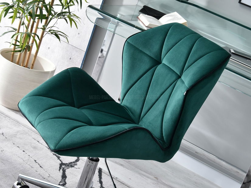 Křeslo Velma M (zelená + černá)