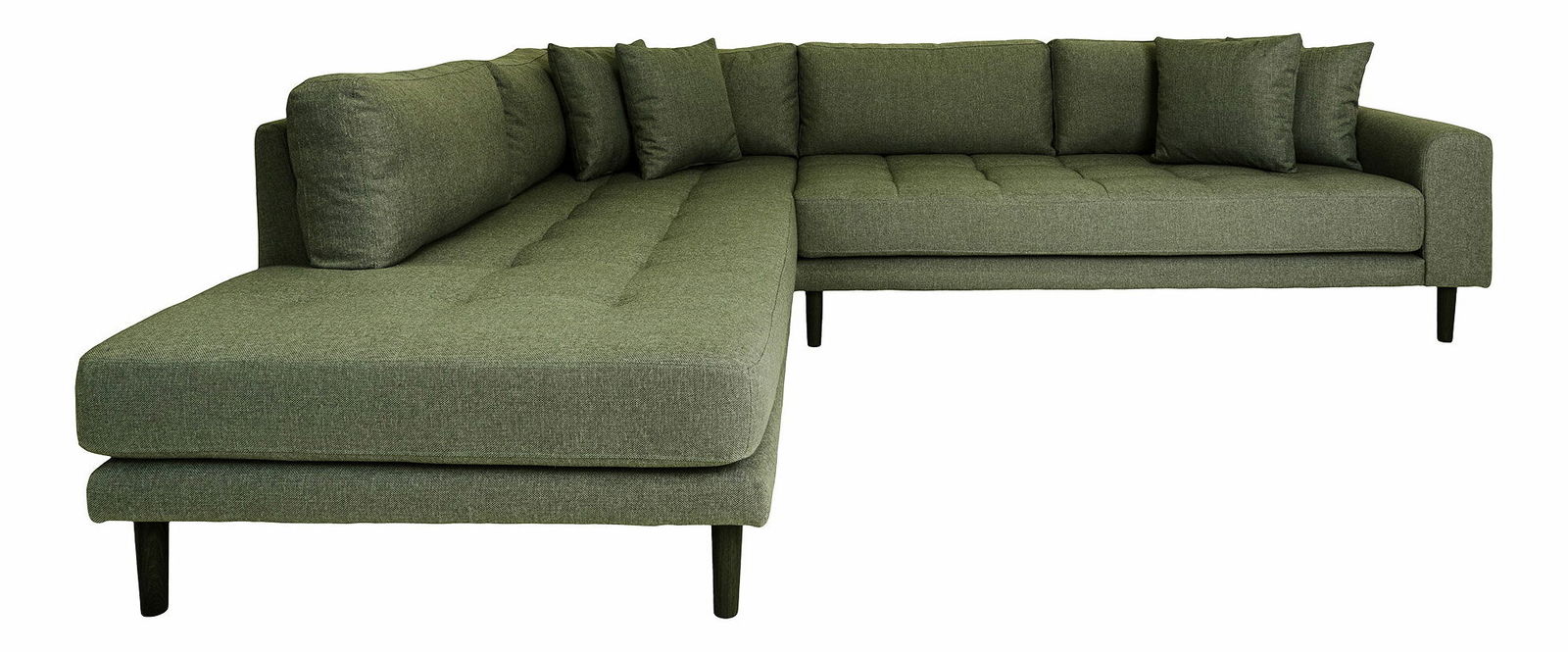 Rohová sedací souprava (L) Lvaveriaora L (olivově zelená)