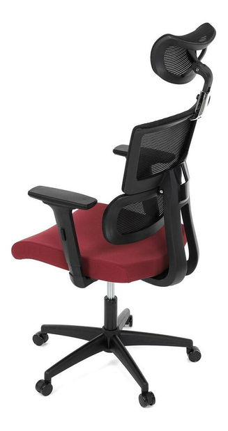 Kancelářské křeslo Kurosadas (bordó + černá)
