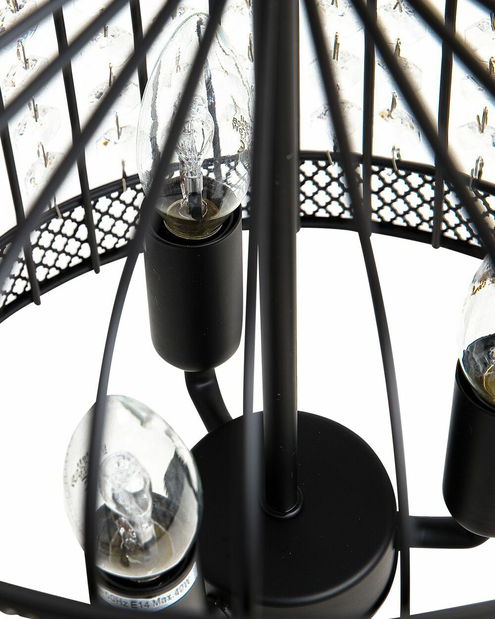 Závěsná lampa Carison (černá)