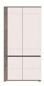 Šatní skříň Aren AS11 (dub enderein + lesk bílý)