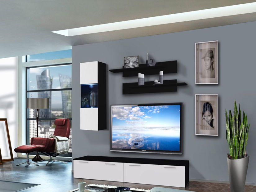 Obývací stěna Ledge 25 ZW LE C1 (s osvětlením)