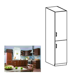 Potravinová kuchyňská skříňka D40SP Sillina (ořech milano)