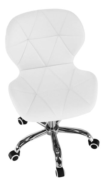 Kancelářské křeslo Argos (bílá + chrom)