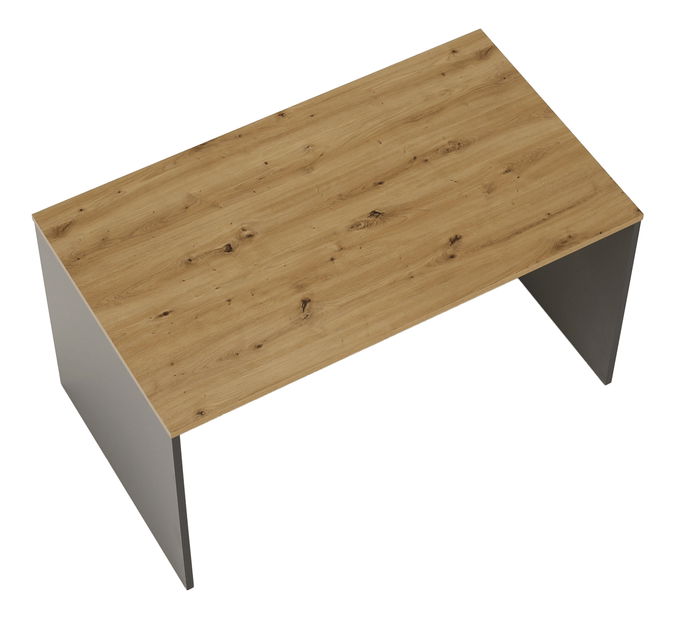 Psací stůl Hamila NEW TYP 16 (grafit + dub artisan)