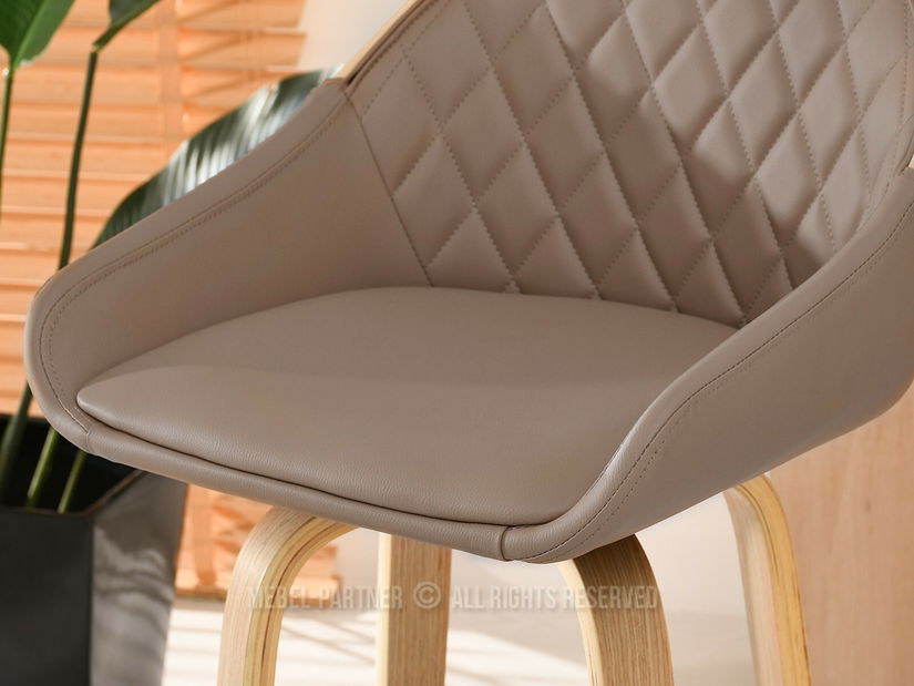 Židle Hypo (béžová + dub)