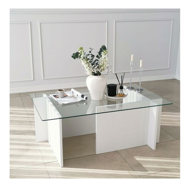 Konferenční stolek Elizei (bílá) *bazar