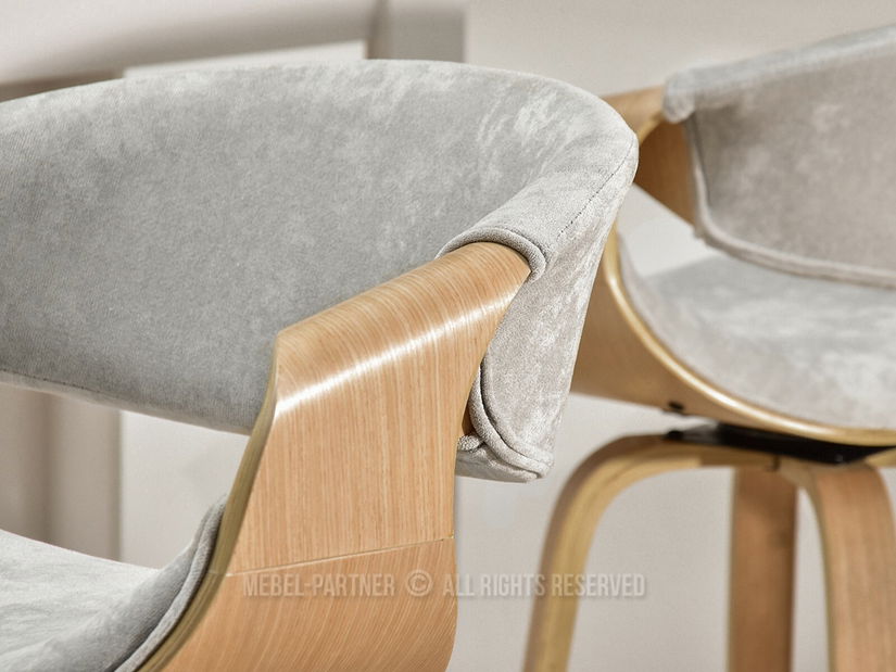 Židle Bjorn H (jasan + chromová)