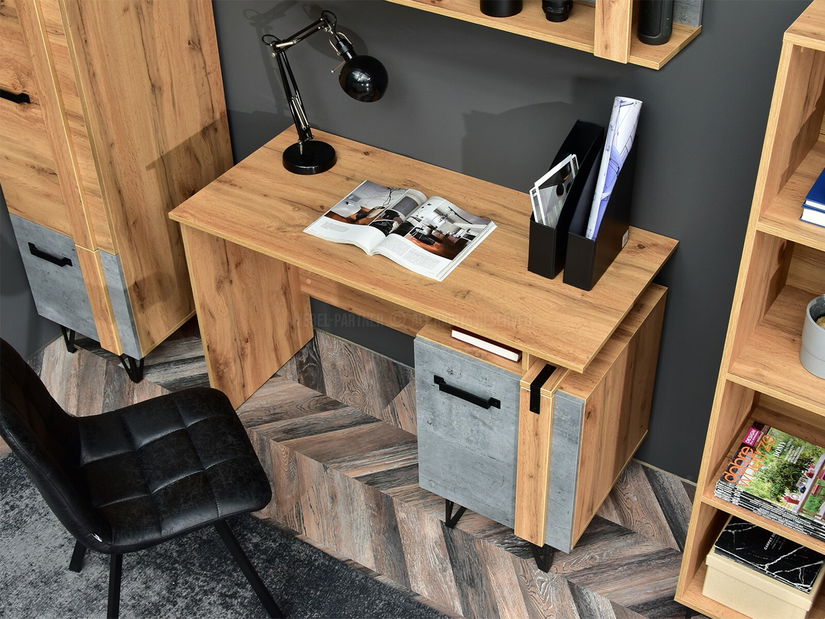 Obývací stěna Subrayado 03 (dub + černá)