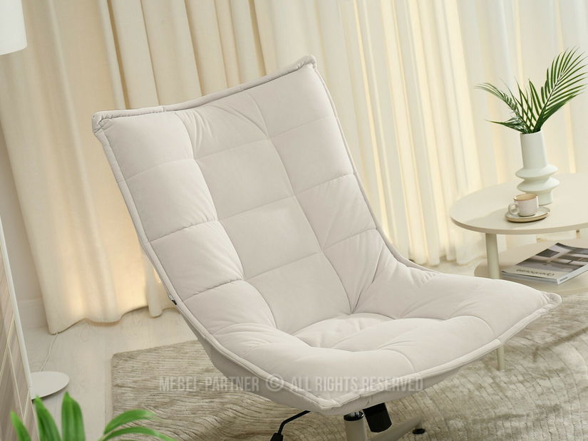 Relaxační křeslo Palmaves (krémová)