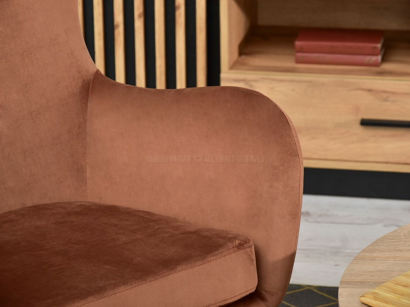 Křeslo Nesí (měděná + černá)