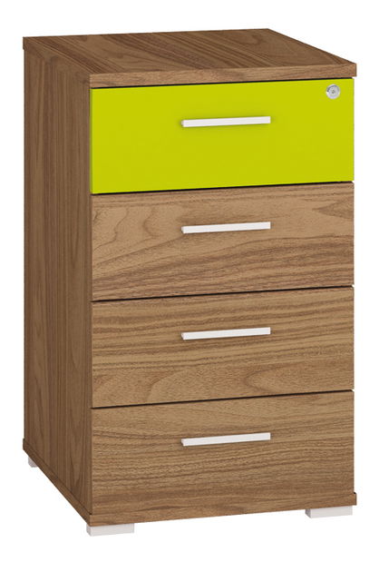 Komoda k PC stolku Optimal 23 přírodní ořech