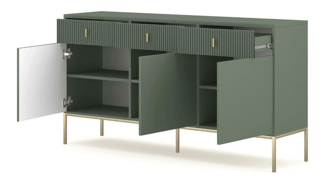 Komoda Militaba (černá)