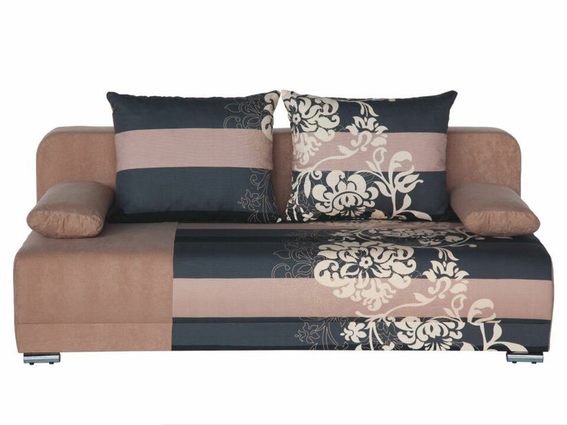 Pohovka ZICO béžová + květiny béžové