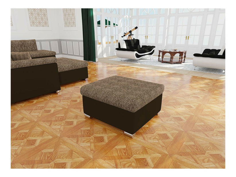 Taburetka Toneda malá (světle hnědá + hnědá)