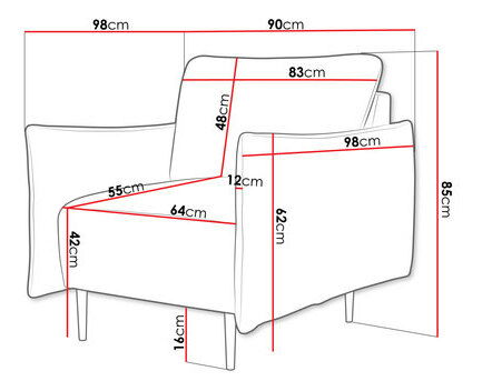 Křeslo Izaria (béžová)