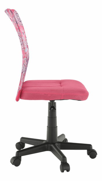 Dětská otočná židle Gofry (růžová)