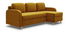 Rohová sedací souprava Marty (P) (hořčicová)