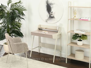 PC stolek Borge (béžová + krémová)