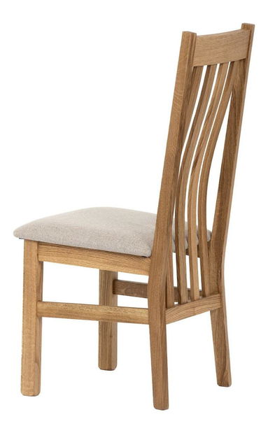 Jídelní židle Cardenal (dub + krémová)