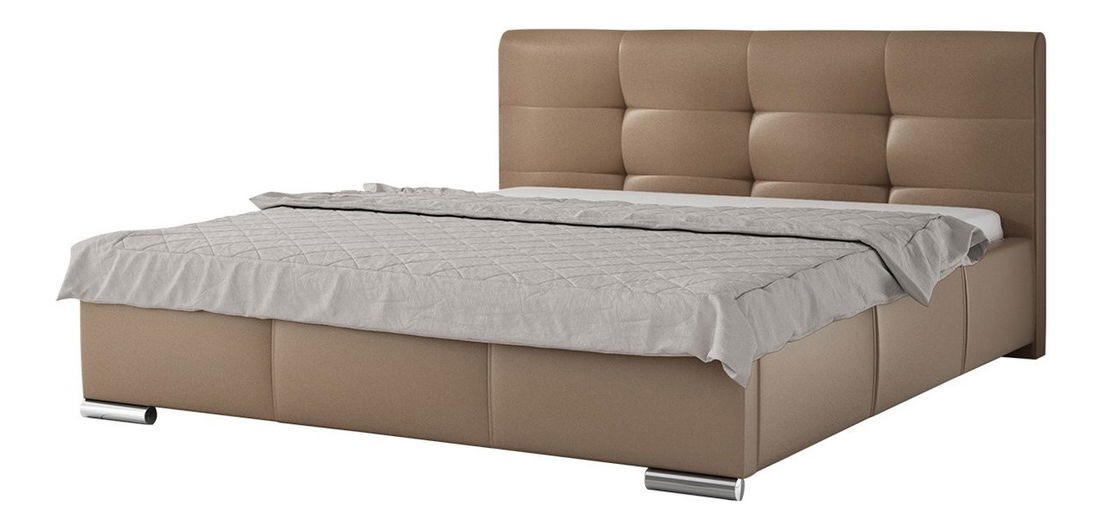 Manželská postel 160cm Lanzadora (krémová)