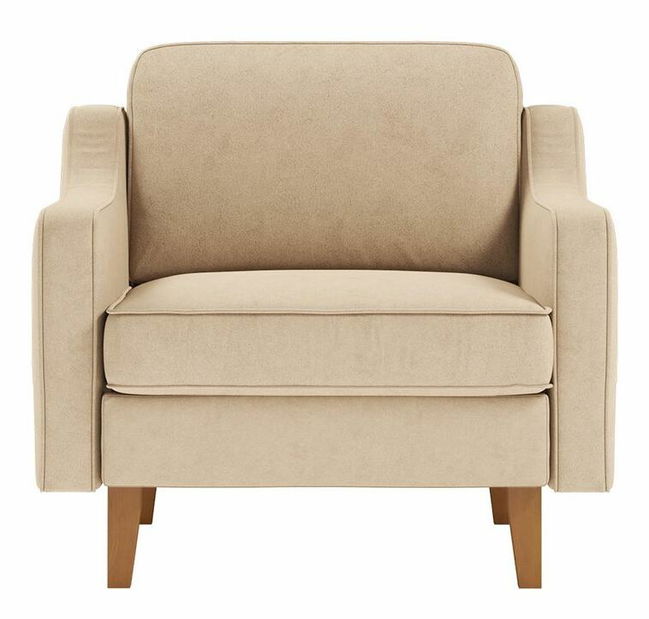 Křeslo Dělají 1 (cihlová + ořech)