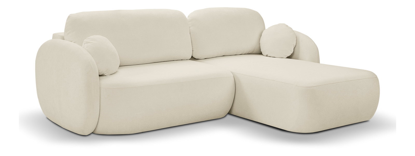 Rohová sedací souprava Onyx (krémová) (P)