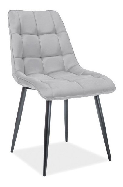 Jídelní židle Charlie (šedá + černá)
