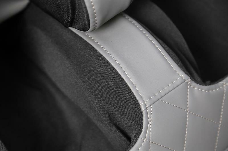 Křeslo Solar (krémová + šedá)