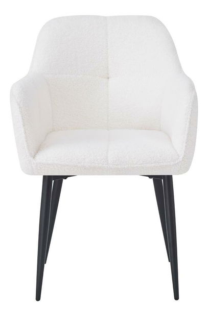 Jídelní židle Semir (bílá + černá)