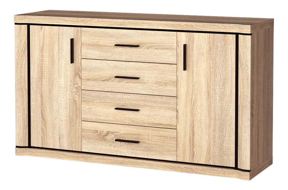 Komoda Douglas 01 (dub sonoma)
