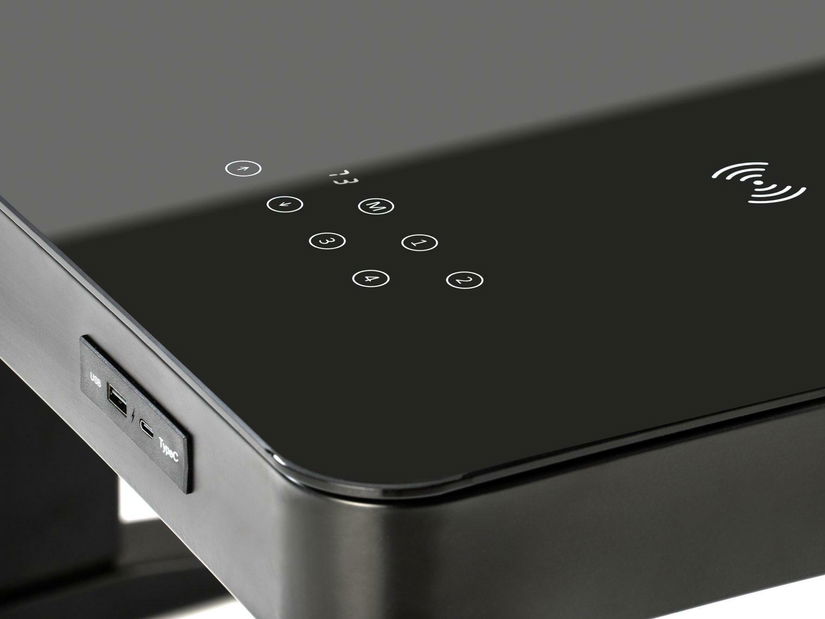 PC stolek Borald (černá)