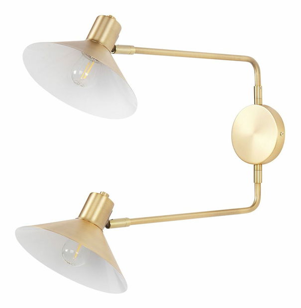 Nástěnné osvětlení Kadza (zlatá)