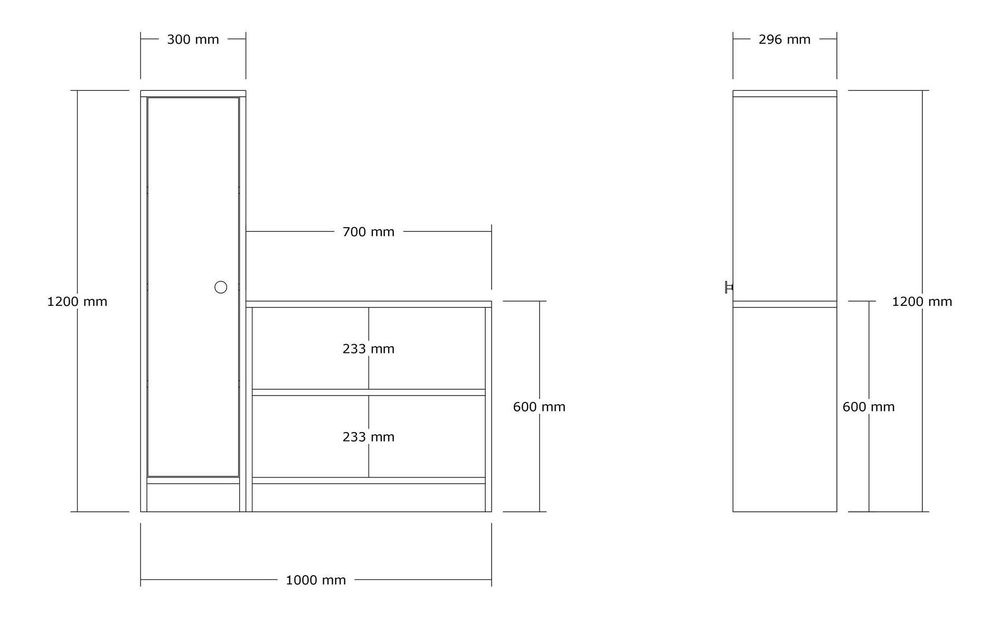 Botník (skříňka na boty) Musuku 3 (dub safírový)