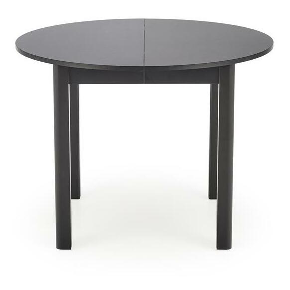 Rozkládací jídelní stůl 102-142 cm Ralllon (černá) (pro 4 6 osob)