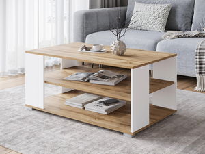 Konferenční stolek Patentada S1 (wotan + bílá)