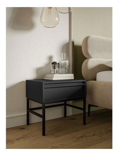 Noční stolek Evane E6 (černá)